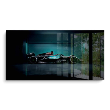 Mercedes Formula 1 Garage PVC Gloss Art