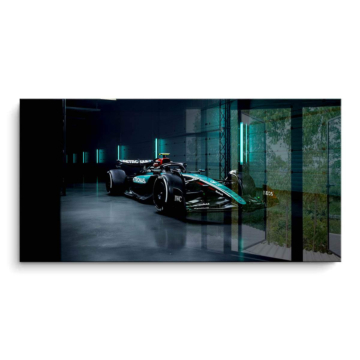 Formel-1 Garage Displa - PVC-Bild glänzend