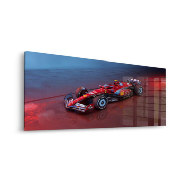 Ferrari-Formel-1-Motiv - Acrylglasbild