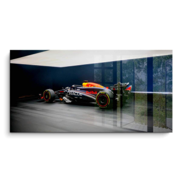 Red Bull Racing Formel 1 in Bewegung - PVC-Bild glänzend