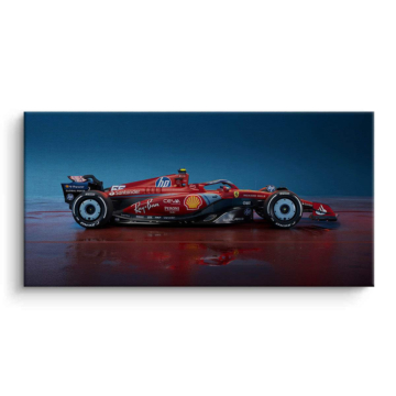 Ferrari Formula 1 Side Profile Canvas Art