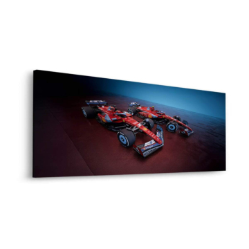 Ferrari Formel-1-Duo - Dibond-Bild matt