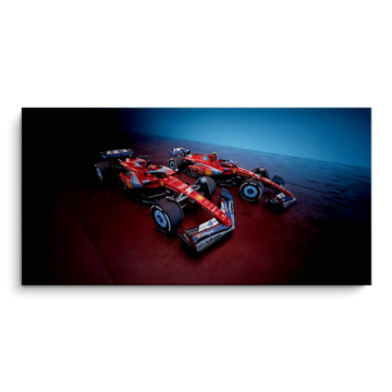 Duet Ferrari Formuła 1 - obraz na matowym PVC