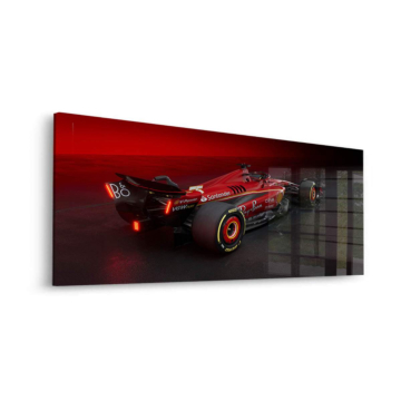 Ferrari Formel 1 in Heckansicht - Acrylglasbild
