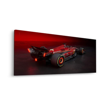 Ferrari Formel 1 in Heckansicht - Dibond-Bild matt