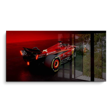 Ferrari Formula 1 vue arrière - tableau PVC brillant