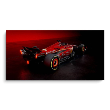 Ferrari Formuła 1 z tyłu - obraz na matowym PVC
