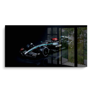 Mercedes w13 Formula 1 - tableau PVC brillant