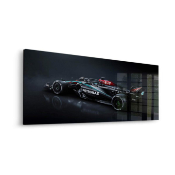 Mercedes Formula 1 Night Car Acrylic Glass Art