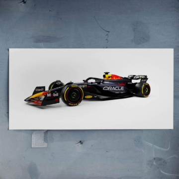 Red Bull Racing Side View Poster Art
