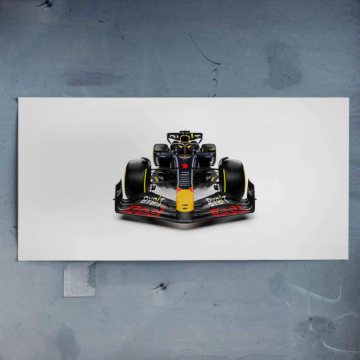 Red Bull Racing Front View Poster Art