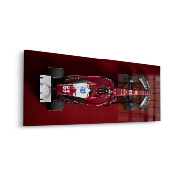 Ferrari Rotes Rennwagen - Acrylglasbild