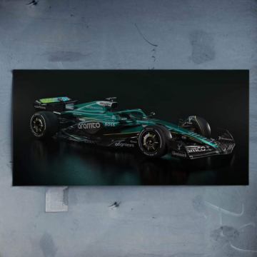 Aston Martin Formula 1 Car Poster Art