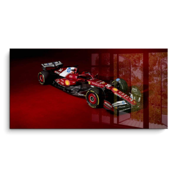 Ferrari Formula 1 sous projecteur - tableau PVC brillant