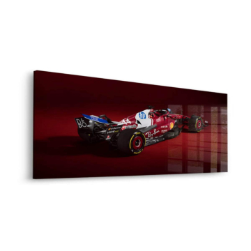 Ferrari Formel-1 Seitenansich - Acrylglasbild