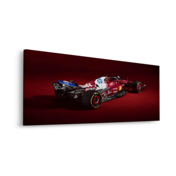 Ferrari Formel-1 Seitenansich - Dibond-Bild matt