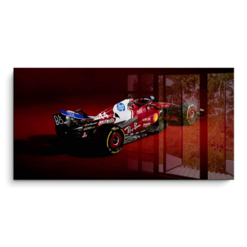 Ferrari Formula 1 vue latérale - tableau PVC brillant