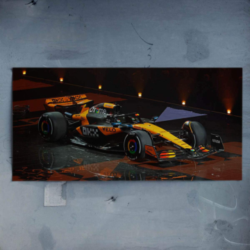 McLaren F1 Race Car Poster Art