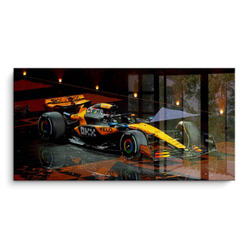 Coche de carreras McLaren F1 - cuadro PVC brillante