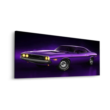 Dodge Challenger Inspired Dibond Matt Art