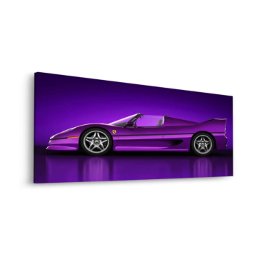 Pagani Zonda morado inspirado - cuadro Dibond mate