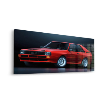 Audi Quattro Rally Car Acrylic Glass Art