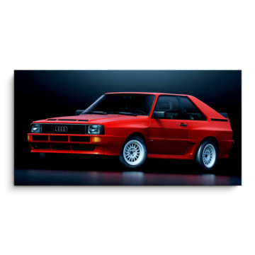 Audi Quattro Rally Car PVC Matt Art