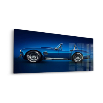 Blue Shelby Cobra Roadster Acrylic Glass Art