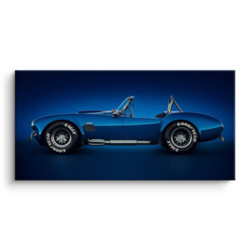 Blue Shelby Cobra Roadster Canvas Art