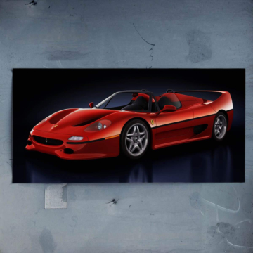 Ferrari Enzo - plakat