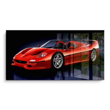 Ferrari Enzo - tableau PVC brillant