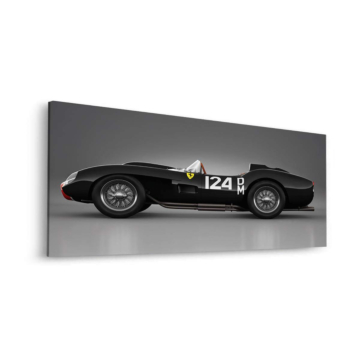 Coche de carreras vintage Ferrari - cuadro Dibond mate