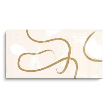 Gold Abstract Line PVC Gloss Art