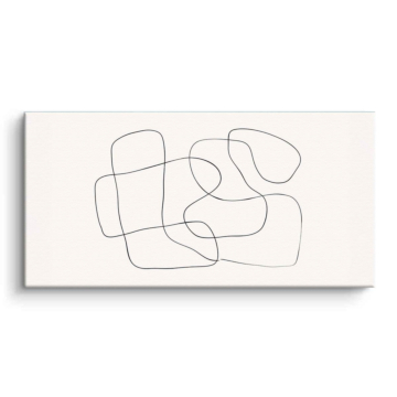 Minimal Scribble Line Canvas Art