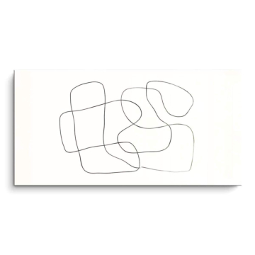 Minimal Scribble Line PVC Gloss Art