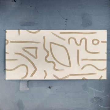 Patrón boho maze línea - póster