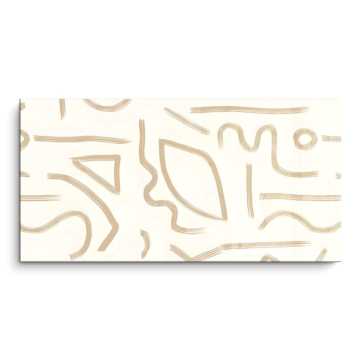 Boho Maze Line Pattern PVC Gloss Art