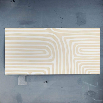 Patrón cream maze - póster