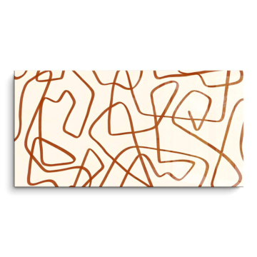 Minimal Line Maze PVC Gloss Art