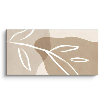 Minimal Botanical Leaves Canvas Art