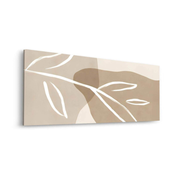 Minimal Botanical Leaves Dibond Matt Art