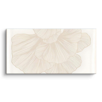 Neutral Ginkgo Leaf Canvas Art