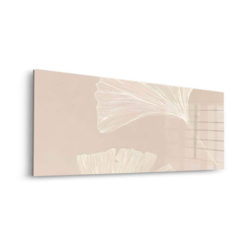Soft Ginkgo Leaves Acrylic Glass Art