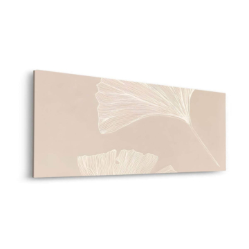 Soft Ginkgo Leaves Dibond Matt Art