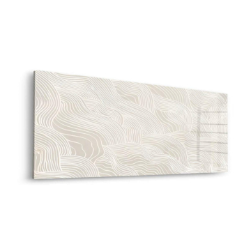 Subtile fließende Linien - Acrylglasbild