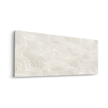 Subtle flowing lignes - tableau Dibond mat