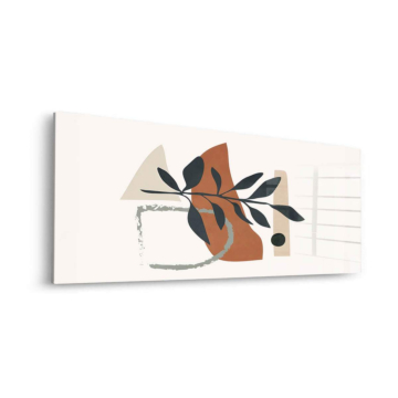 Abstract Autumn Leaves Acrylic Glass Art