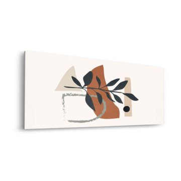 Abstract Autumn Leaves Dibond Matt Art