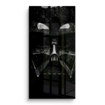 Dunkle Maske inspiriert von Darth Vader - PVC-Bild glänzend