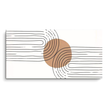 Abstract Maze Lines PVC Matt Art